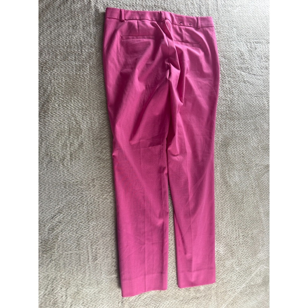 NWT Banana Republic Petite Ryan Dress Pants Womens 2P Pink Stretch Straight Leg - Picture 2 of 9